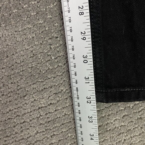 NWOT Vintage Y2K Levi's 505 Regular Fit Jeans Men's 31 x 34 Fits 30 x 32 Black - Picture 14 of 14